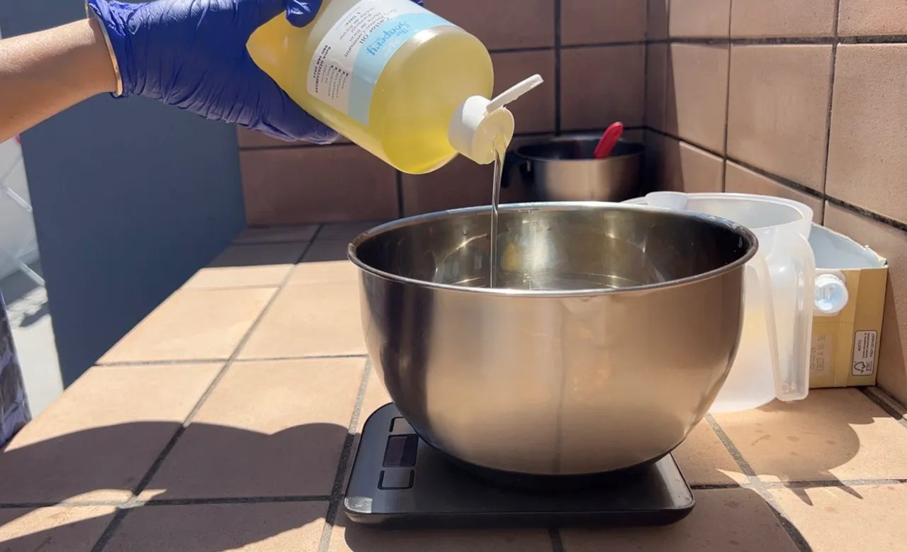 Banana Soap Recipe (Cold Process — Boosts Lather + Natural Color) — step 16