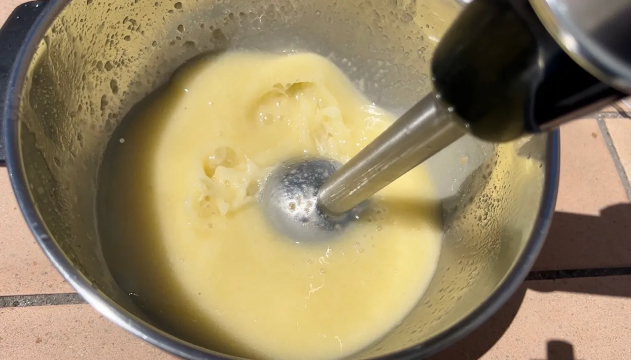Banana Soap Recipe (Cold Process — Boosts Lather + Natural Color) — step 18