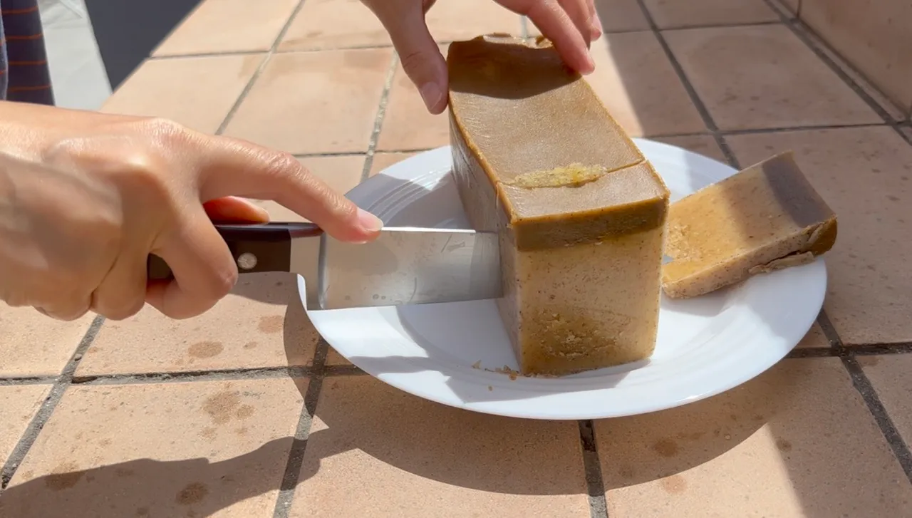 Banana Soap Recipe (Cold Process — Boosts Lather + Natural Color) — step 36