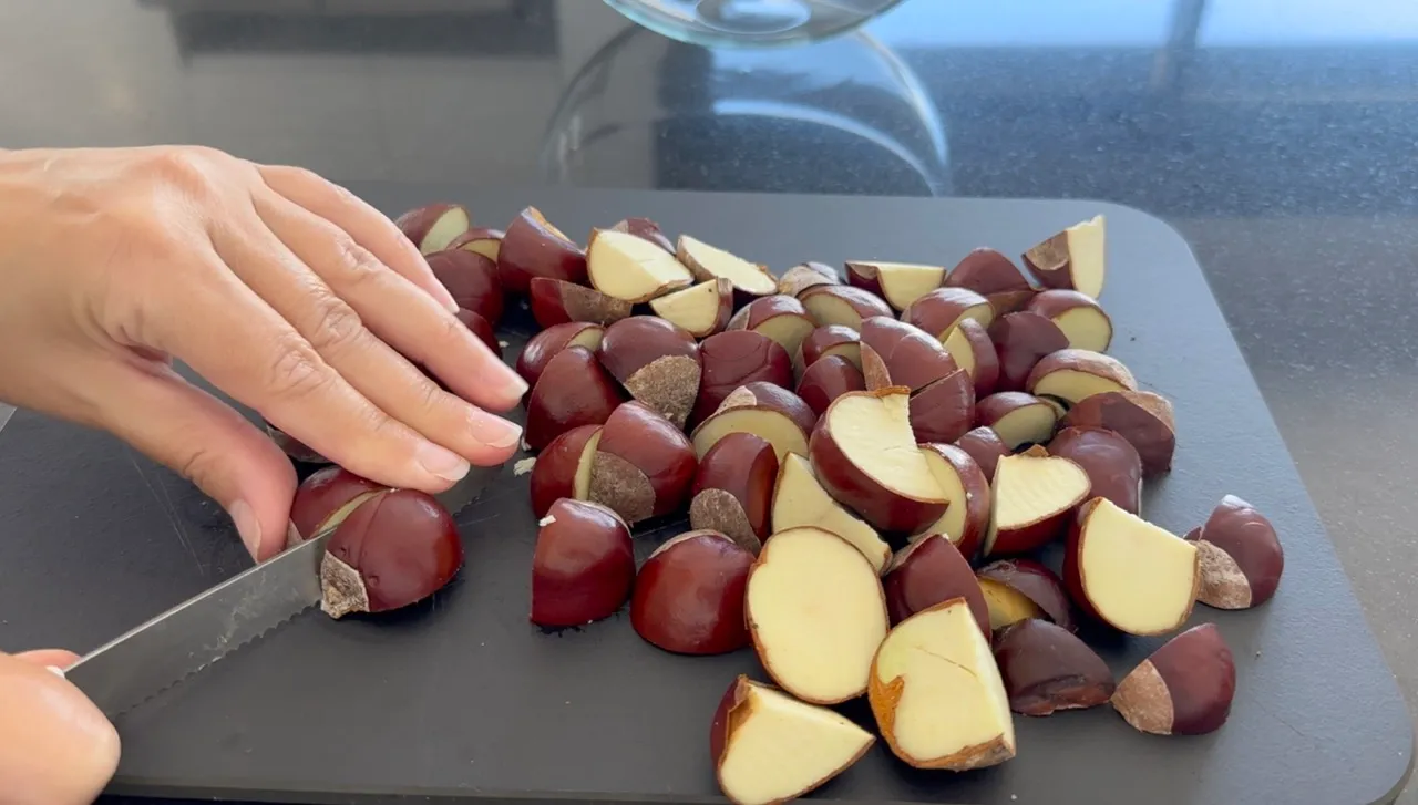 Horse Chestnuts Cleanser — step 14