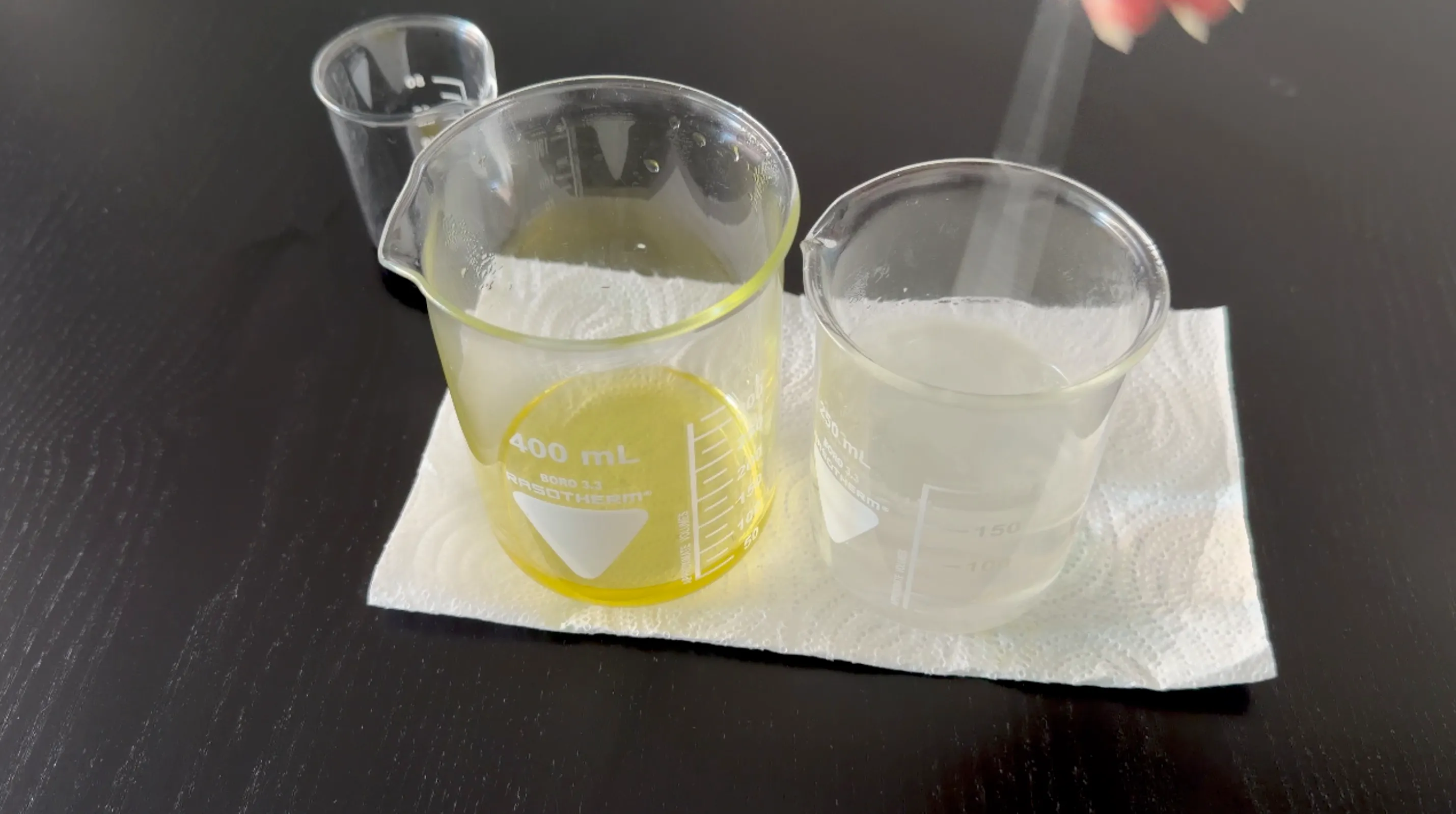 Blue Tansy & Cucumber Calming Face Cream — making the cream